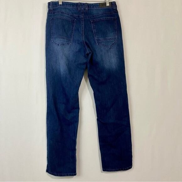 Reaction Kenneth Cole Men’s Straight Jeans Medium Blue Wash Size 32/32 - Picture 7 of 8